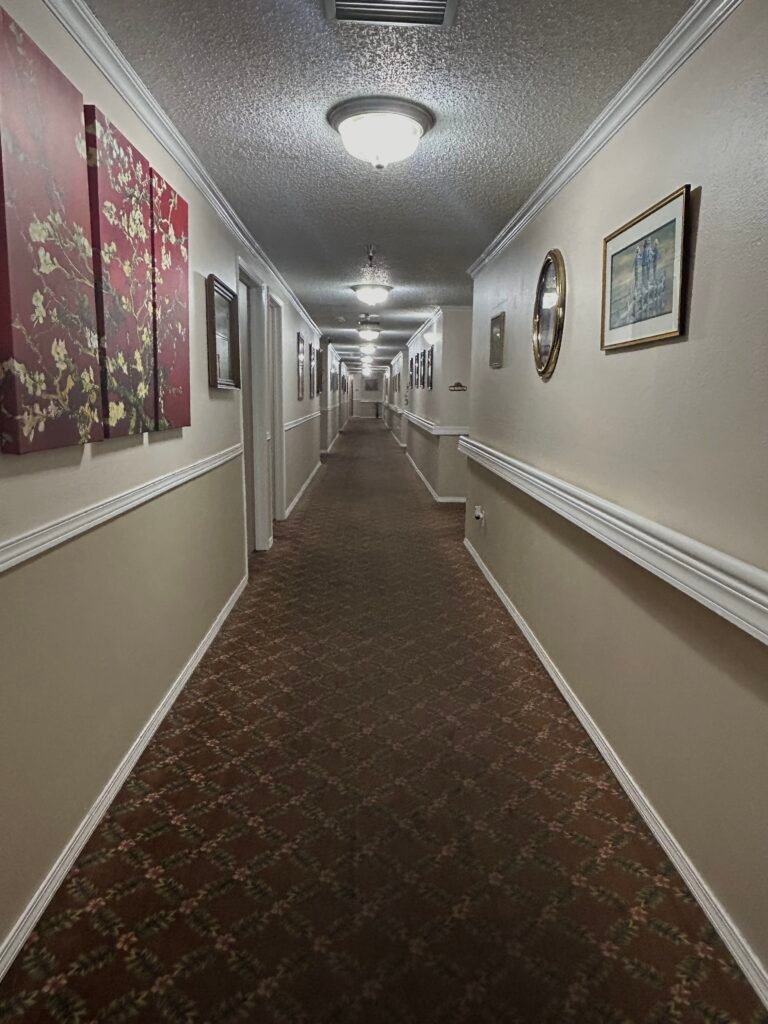 Carpet hallway