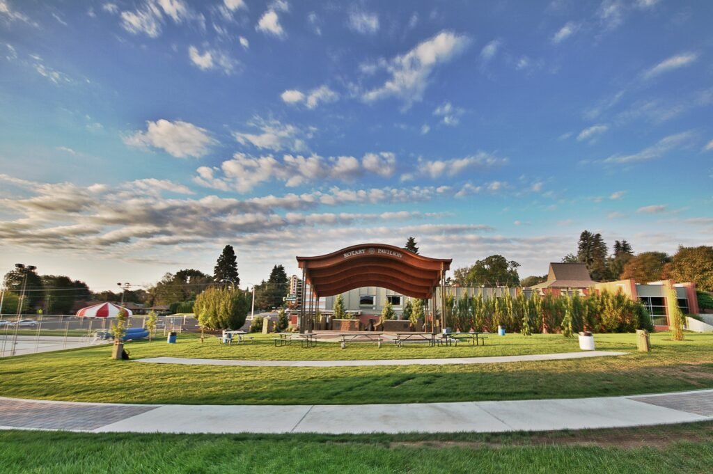 picture of picnic area at franklin park in Yakima, WA