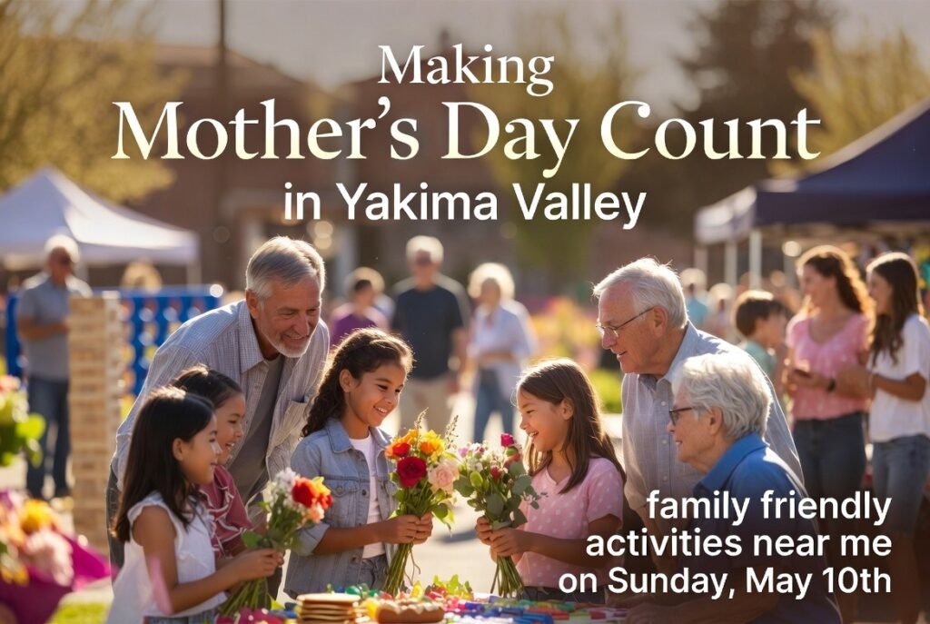 Making Mother’s Day Count in Yakima Valley – family friendly activities near me on Sunday, May 10th at the Pages & Petals Bazaar with DIY crafts, games, and all-day family fun